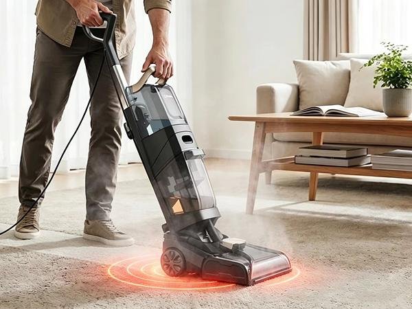 LY-X3-PRO upright steam carpet cleaner with 100°C steam