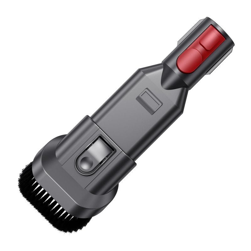 Two-in-one brush tool for cleaning furniture, shelves and upholstery