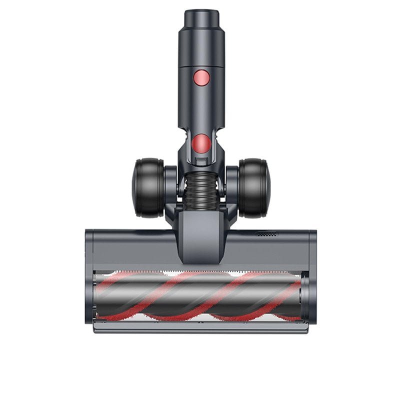 Motorized floor brush for cleaning hard floors and carpets
