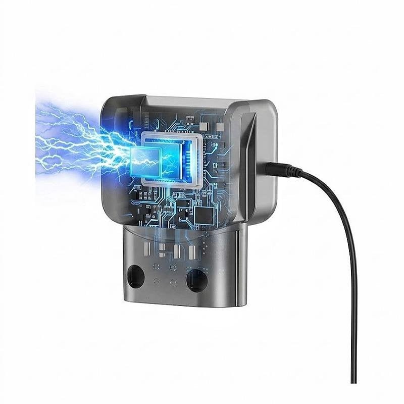 Charging adapter for rechargeable cordless vacuum cleaner