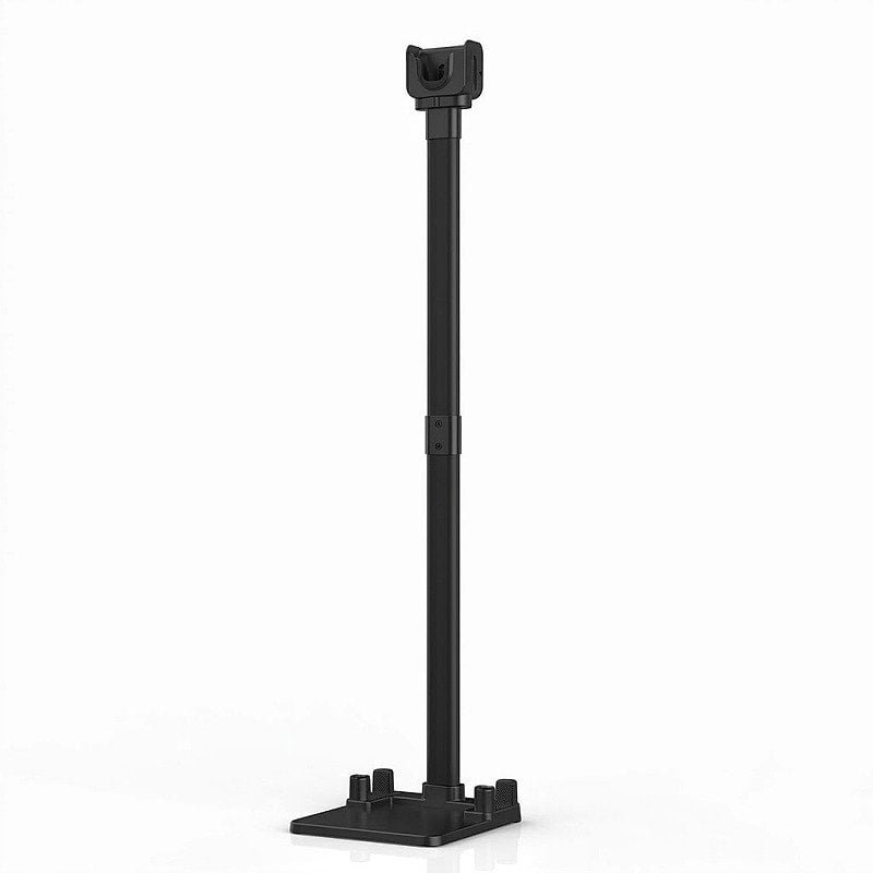 Free-standing storage dock for cordless vacuum cleaner and accessories
