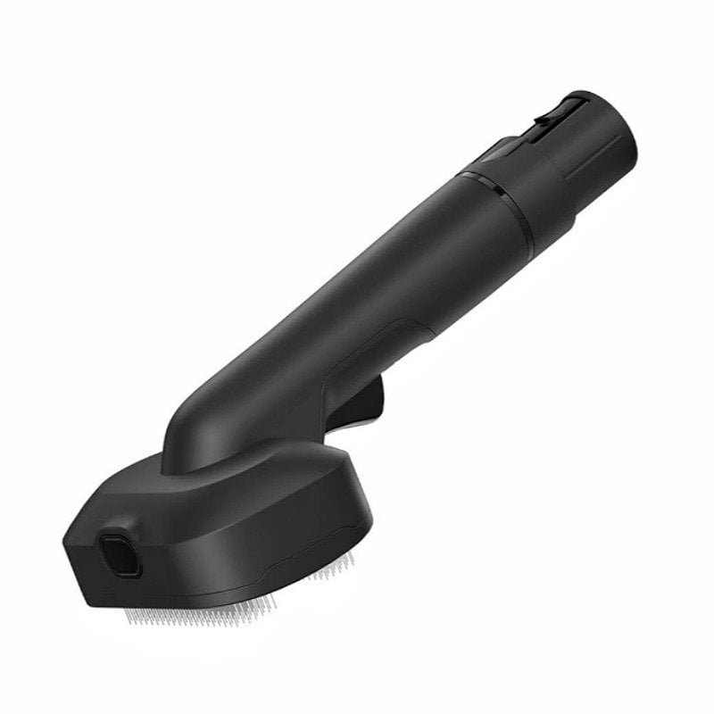 Pet hair brush for removing fur from upholstery, stairs and pet bedding