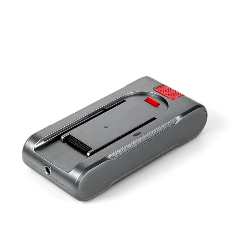 Removable spare battery for extending cordless vacuum cleaning time