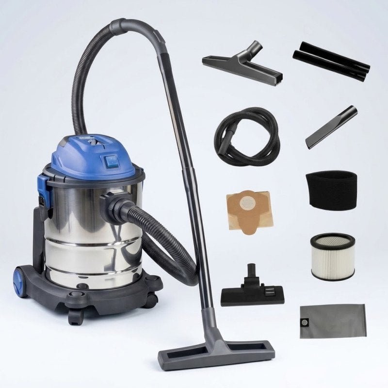 Premium configuration of the LIYYOU 25L wet and dry vacuum cleaner with optional accessories