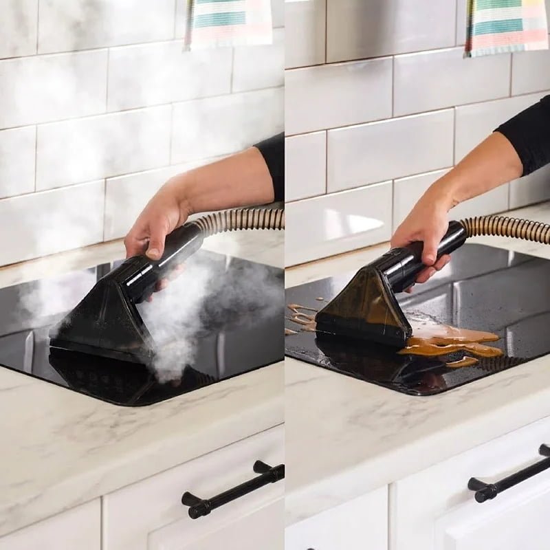 Extract dirty water with suction system