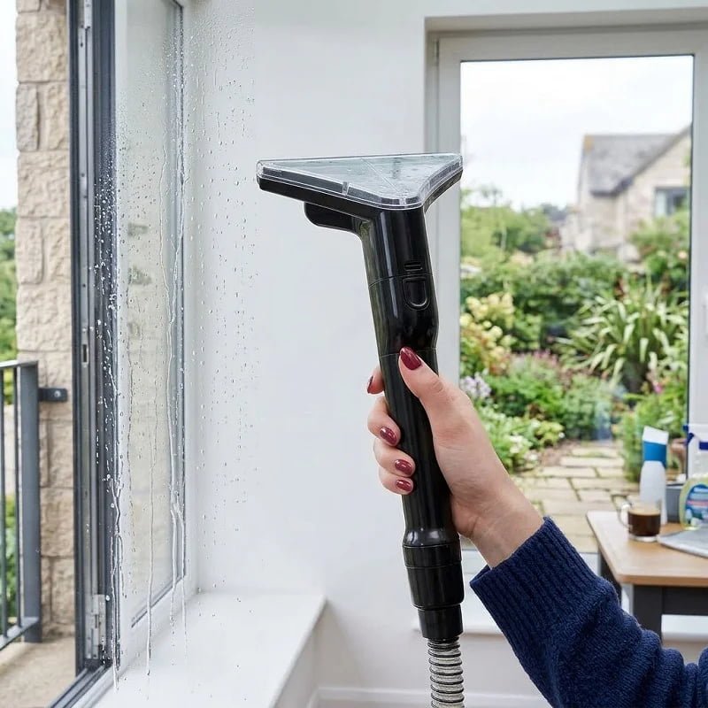 Professional window cleaning achieving streak-free clarity