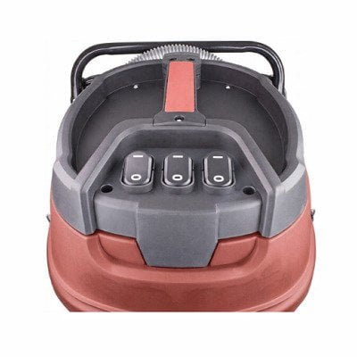 3 independent motor switches for wet and dry vacuum cleaner power control