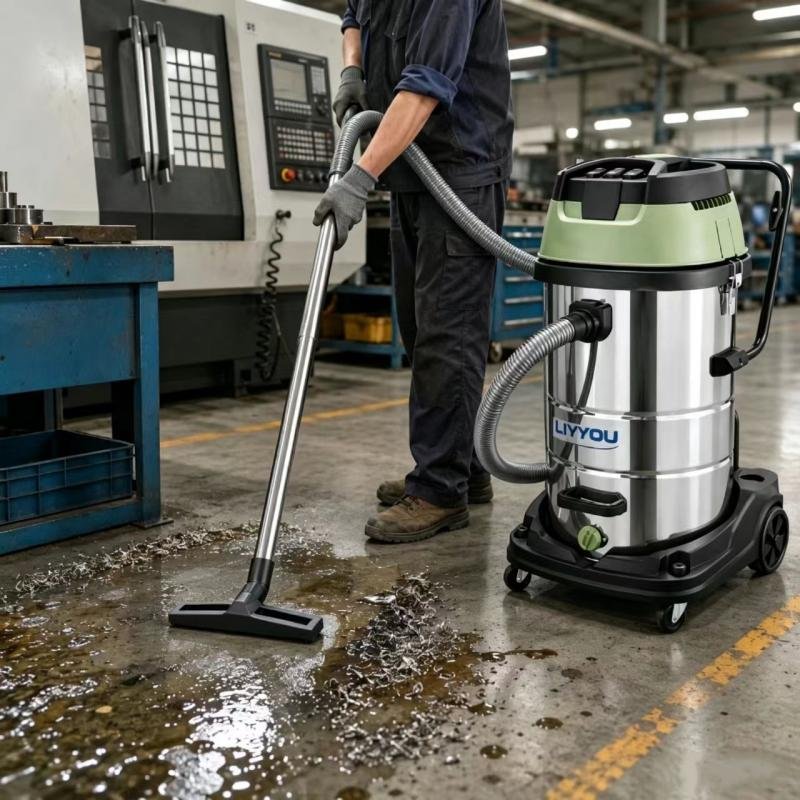 Liyyou LY-601 80L wet and dry vacuum cleaner for workshop cleaning